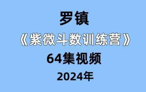罗镇《紫微斗数训练营》64集视频