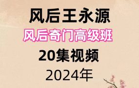 王永源 风后奇门高级班20集视频