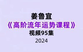 姜鲁宜《高阶流年运势课程》95集