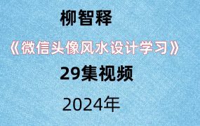 柳智释《微信头像风水设计学习》29集视频