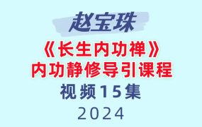 赵宝珠长生内功禅内功静修导引课程15集视频