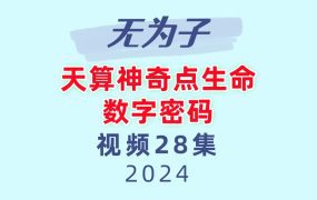 无为子天算神奇点生命数字密码28集视频