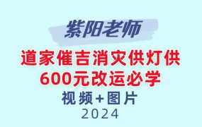 紫阳老师道家催吉消灾供灯供600元改运必学