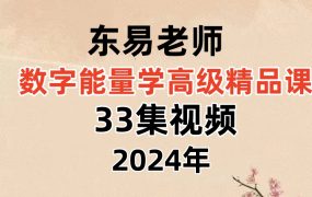 东易老师数字能量学高级精品课程33集视频