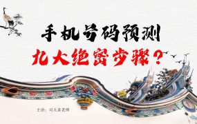 司天喜《数字能量：九阳神功》手机号码预测九大绝密步骤