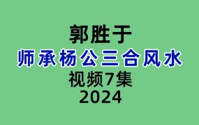 郭胜于师承杨公三合风水7集视频