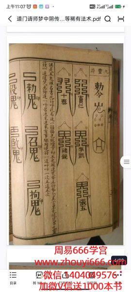 道门请师梦中阴传秘术、交合得子法等稀有法术PDF文档10页