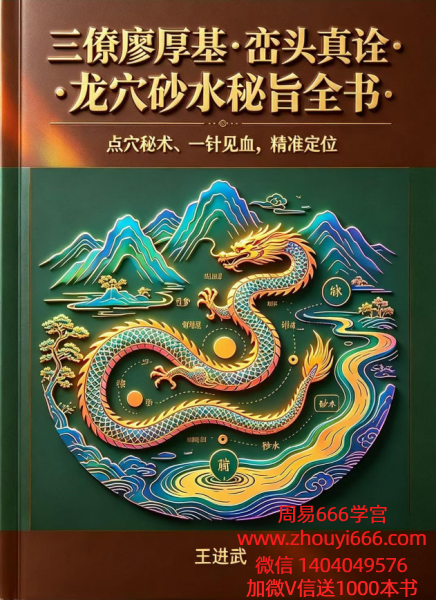 廖厚基徒弟王进武《峦头真诠：龙穴砂水秘旨全书》226页彩色